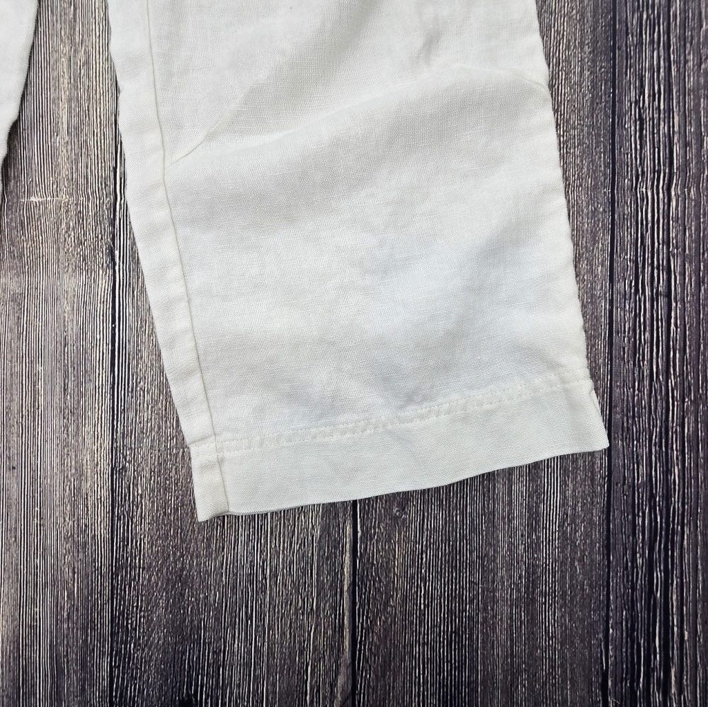 Athleta 100% Linen White Pants - Picture 6 of 9